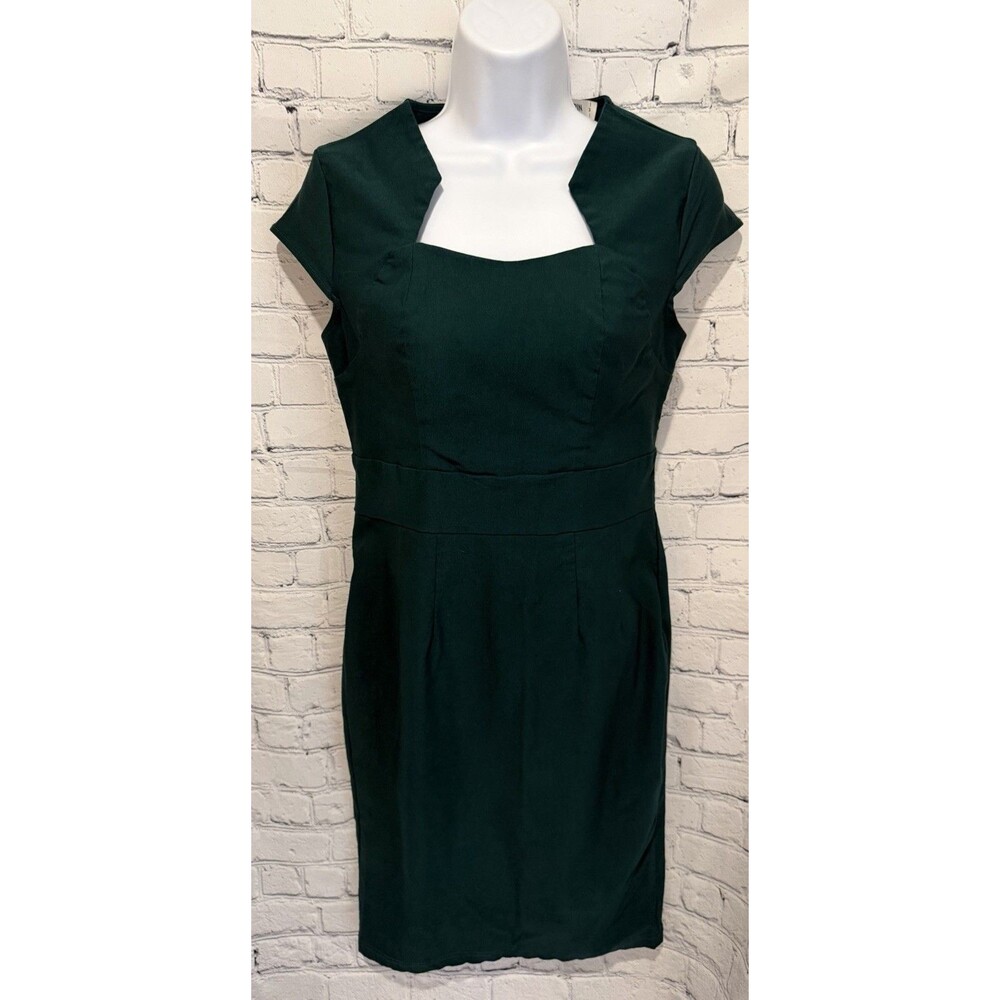 Grace Karin Women’s Green Dress Short Sleeve Cocktail Party Size Medium